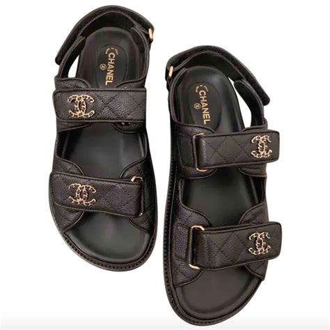 chanel footbed sandals|new chanel sandals 2020.